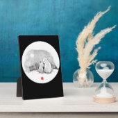 Plaque Photo Cute Panda Et Amoureux des animaux Ours Polaire (Côté)