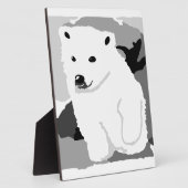 Plaque Photo Cute Polar ours art cadeaux et accessoires (Côté)