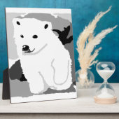 Plaque Photo Cute Polar ours art cadeaux et accessoires (Côté)