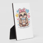 Plaque Photo Cute Sloth Coffee Lover Shirt � Funny Fueled by Co (Côté)