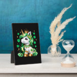 Plaque Photo Cute Unicorn Shamrock St Patricks Day<br><div class="desc">Cute Unicorn Shamrock St Patricks Day</div>