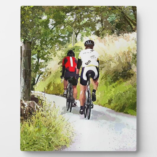 PLAQUE PHOTO CYCLISME (Devant)