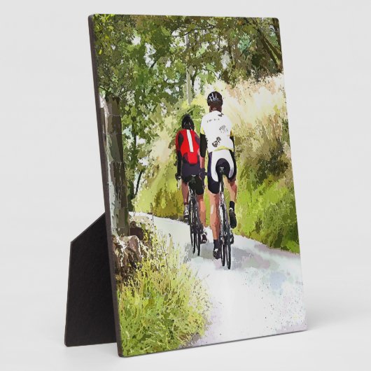 PLAQUE PHOTO CYCLISME (Côté)