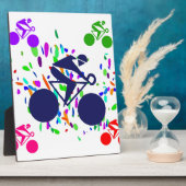 PLAQUE PHOTO CYCLISME (Côté)