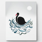 Plaque Photo Cygne noir (Devant)