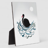 Plaque Photo Cygne noir (Côté)