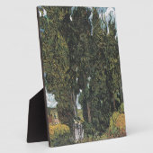 Plaque Photo Cypress Trees par Van Gogh (Côté)