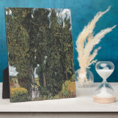 Plaque Photo Cypress Trees par Van Gogh (Côté)