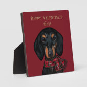 PLAQUE PHOTO DACHSHUND        (Recto)