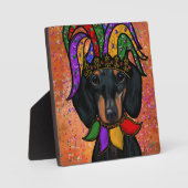 Plaque Photo Dachshund (Recto)