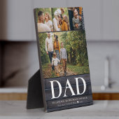 Plaque Photo DAD Nous vous aimons Photo Collage Rustique modern