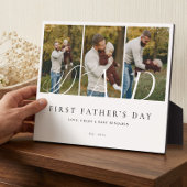 Plaque Photo Dad Photo Collage First Father's Day Keepsake Gift