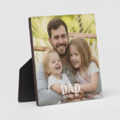 Plaque Photo Dad Photo Established (Recto)