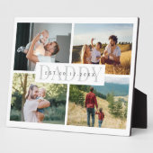 Plaque Photo Daddy Modern Fête des pères Photo Collage (Côté)