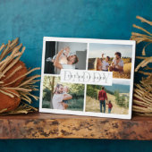 Plaque Photo Daddy Modern Fête des pères Photo Collage (Côté)