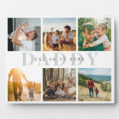 Plaque Photo Daddy Modern Fête des pères Photo Collage (Devant)