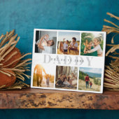 Plaque Photo Daddy Modern Fête des pères Photo Collage (Côté)