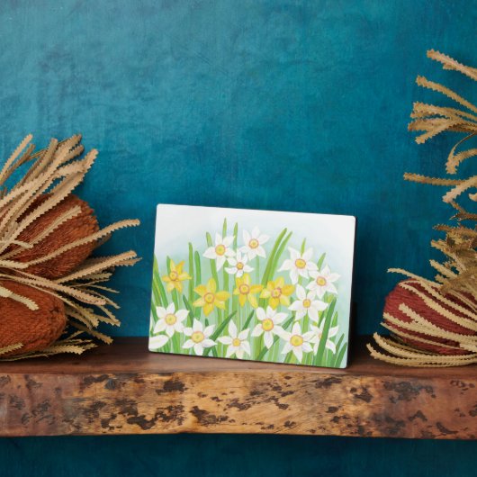 Plaque Photo Daffodiques de printemps (Côté)