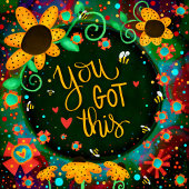 Plaque Photo Daisées Florales Inspirationnelles Vous Avez Obten