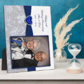 Plaque photo Damask 45th Mariage Anniversary (Côté)