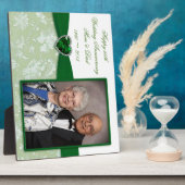 Plaque photo Damask 55th Mariage Anniversary (Côté)