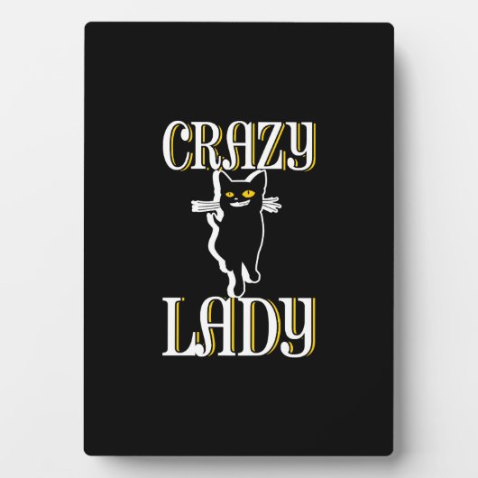 Plaque Photo Dame du Crazy Cat (Devant)