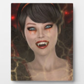 Plaque Photo Dame Vamp (Devant)