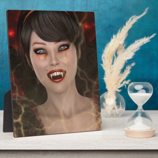 Plaque Photo Dame Vamp (Côté)