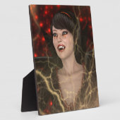 Plaque Photo Dame Vampire (Côté)