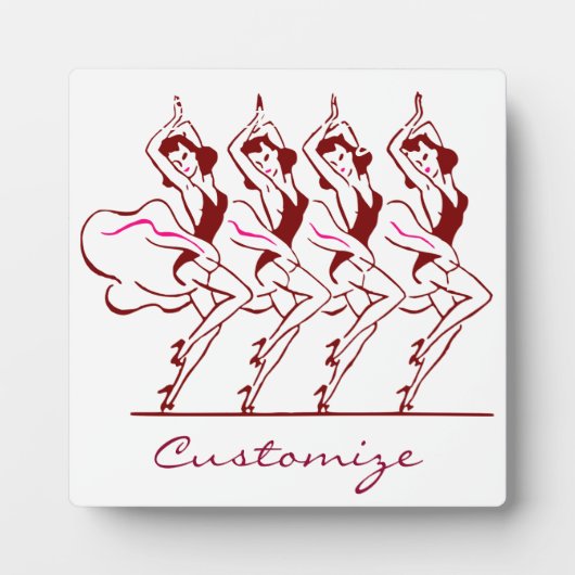 Plaque Photo Dancing Girls Thunder_Cove (Devant)