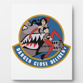 PLAQUE PHOTO DANGER FERMER LIVRAISON VELCRO MORALE PATCH - PLEI