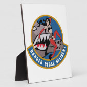 PLAQUE PHOTO DANGER FERMER LIVRAISON VELCRO MORALE PATCH - PLEI (Côté)