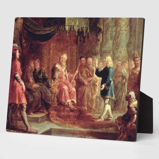 Plaque Photo Daniel interprète le premier rêve de Nebucadnetsar (Côté)