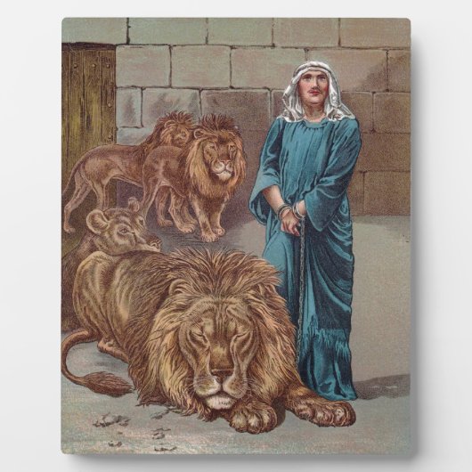 Plaque Photo Daniel Lions Den (Devant)