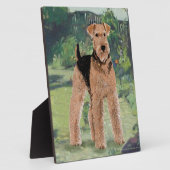 Plaque Photo Dans le jardin (Côté)