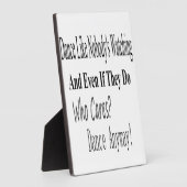 Plaque Photo Danse comme personne ne regarde (Côté)