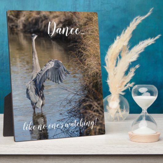 Plaque Photo Danse comme personne ne regarde 8x10 Easel (Côté)