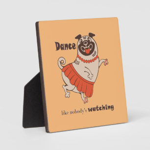 Plaque Photo Danse comme personne ne regarde Carlin Girl