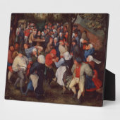 Plaque Photo Danse de village (huile sur panneau) (Côté)