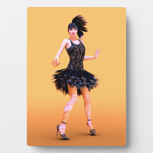 Plaque Photo Danse Flapper Vintage (Devant)