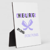 Plaque Photo Danse pom-pom girl (Côté)
