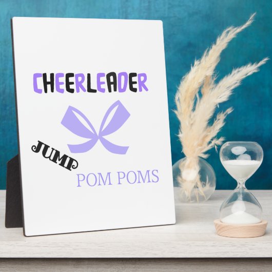 Plaque Photo Danse pom-pom girl (Côté)
