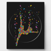 Plaque Photo Danseur papillon (Devant)
