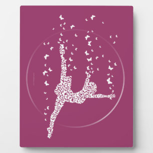 Plaque Photo Danseur papillon