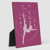 Plaque Photo Danseur papillon (Côté)