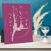 Plaque Photo Danseur papillon (Côté)