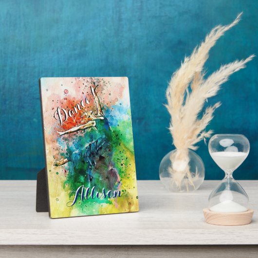 Plaque Photo Danseur personnalisé (Côté)