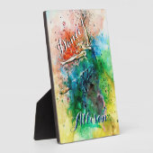 Plaque Photo Danseur personnalisé (Côté)