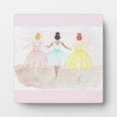 Plaque Photo Danseurs de ballet de pointe (Devant)