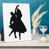 PLAQUE PHOTO DANSEURS DE SILHOUETTE (Côté)